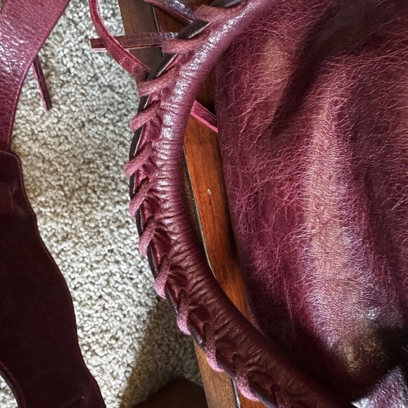 Balenciaga Burgundy Box Bag - Picture 8 of 15